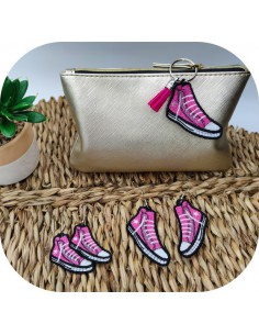 machine embroidery design FSL baskets