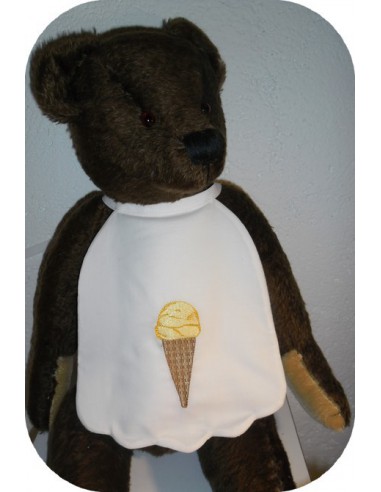 Motif de broderie machine Cornet de glace Motif de broderie machine Cornet de glace