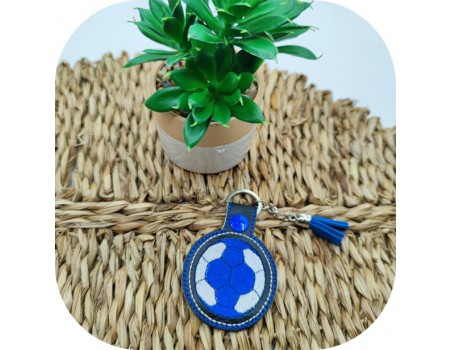 machine embroidery design ith  hand ball keychain