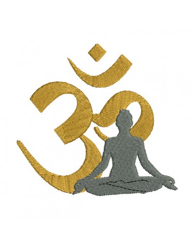 machine embroidery design namaste