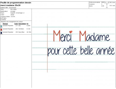 machine embroidery  design customizable text  school Mrs