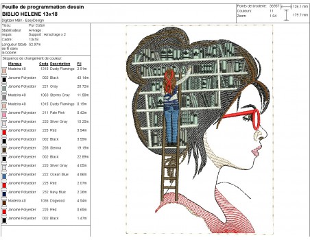 machine embroidery design library girl