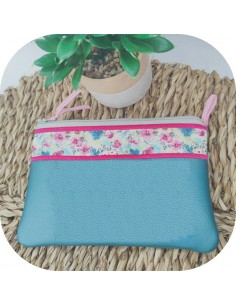 machine embroidery design  pencil case  customizable ith