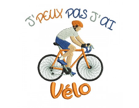Jpeux Pas J'ai Vélo. Cycliste Drôle Humoristique Humour Idée Débardeur