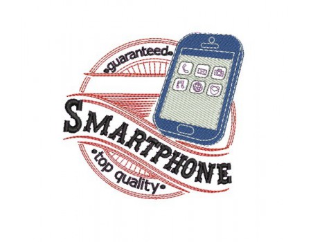 motif de broderie smartphone