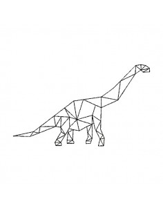 machine embroidery design geometric diplodocus
