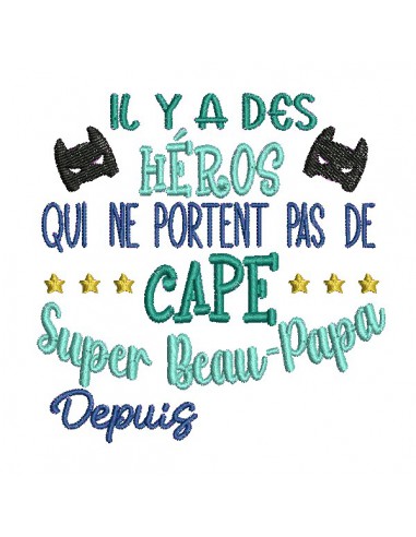 machine embroidery design hero Stepfather