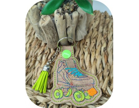 machine  embroidery design free keychain  roller