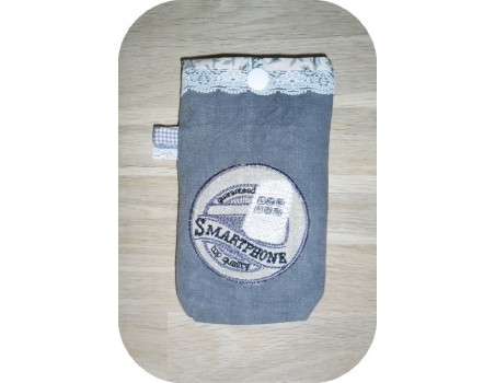 motif de broderie smartphone