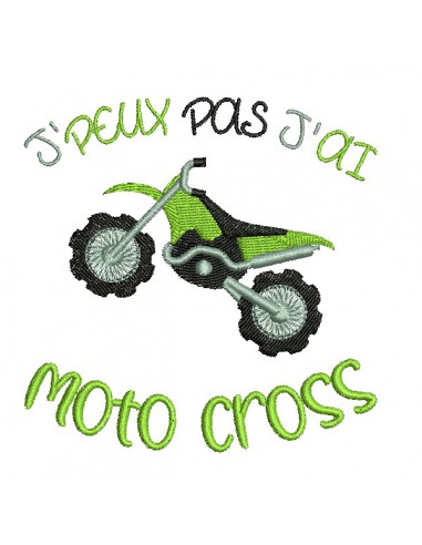 machine embroidery design I can not motocross