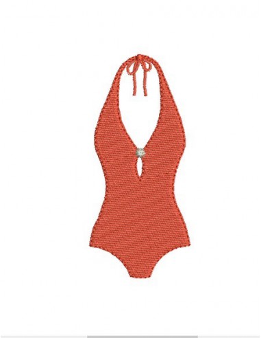 Motif de broderie maillot de bain femme