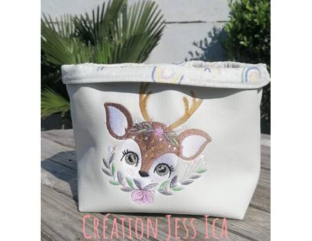 Motif de broderie machine faon étoile