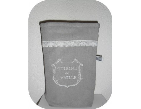 Instant download machine embroidery frame blazon
