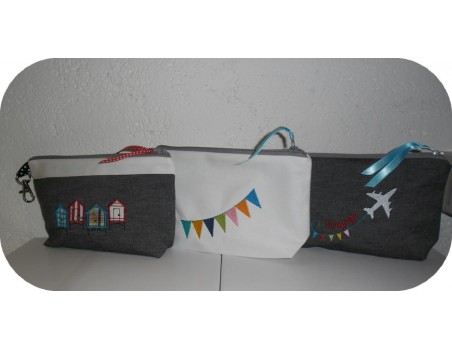 Instant download machine embroidery plane to flags