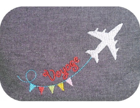 Instant download machine embroidery plane to flags