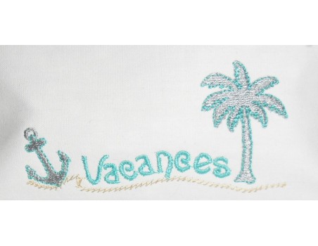 Instant download machine embroidery palm