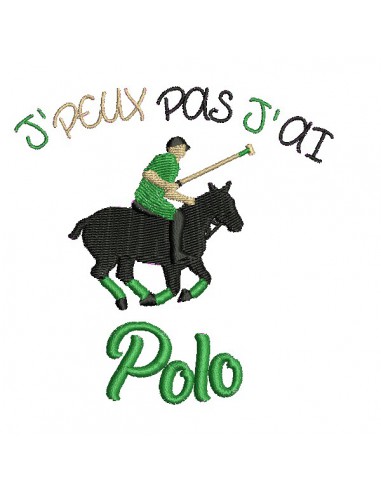machine embroidery design I can not polo