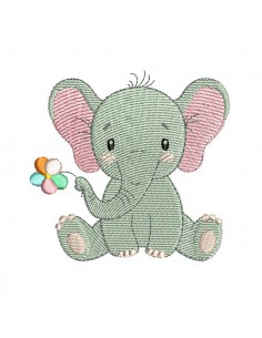 Motif de broderie machine...