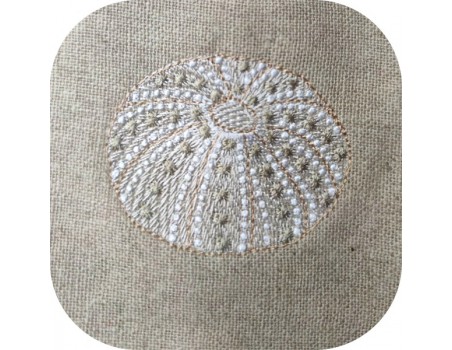Instant download machine embroidery design sea ​​urchin