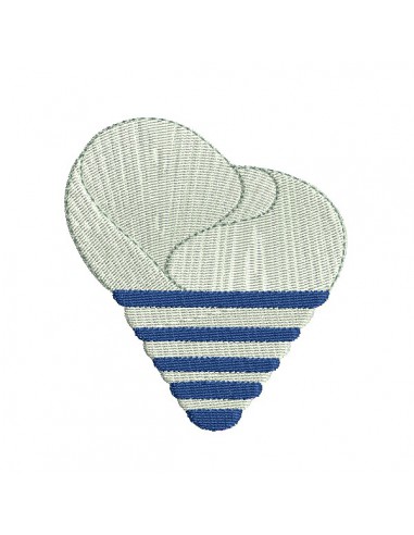 Instant download machine embroidery design shellfish
