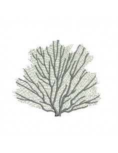 Motif de broderie machine gorgone