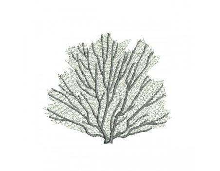 Instant download machine embroidery design gorgonian sea fan