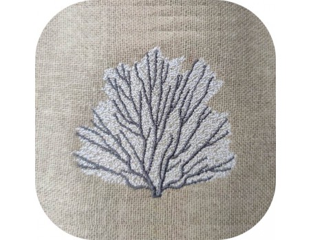 Instant download machine embroidery design gorgonian sea fan