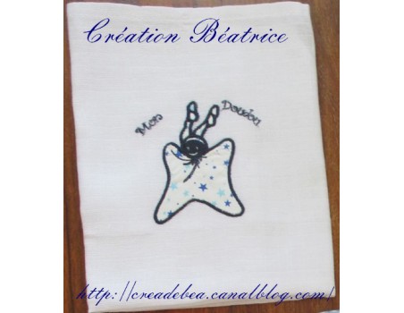 Motif de broderie doudou