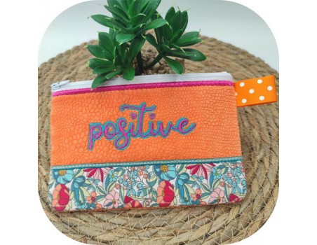 Motif de broderie machine  positive