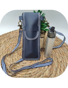 machine embroidery  design ith electronic cigarette or pen case