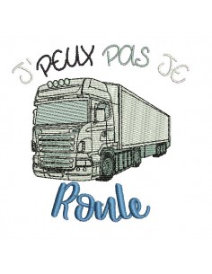 machine embroidery design I can't I have road