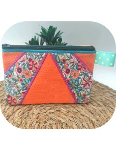 machine embroidery  design ith   pencil case customizable