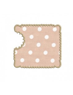 Motif de broderie machine biscuit petit beurre