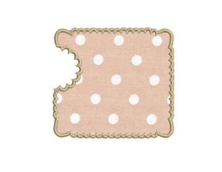 Motif de broderie machine biscuit petit beurre