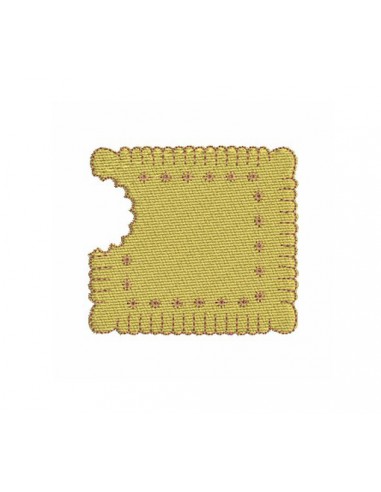 Motif de broderie machine gâteau petit beurre