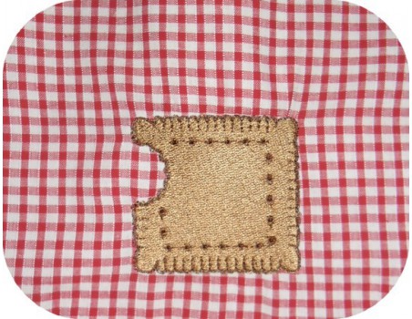 Motif de broderie machine gâteau petit beurre