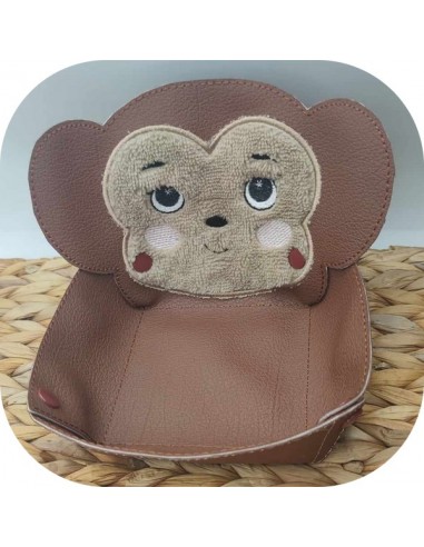 machine embroidery design ith monkey head box