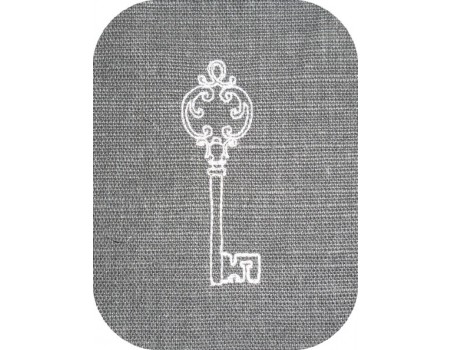 Motif de broderie machine clef redwork