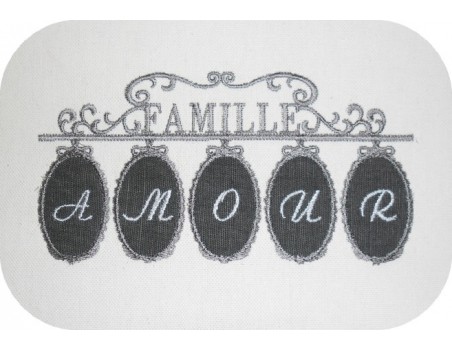 Motif de broderie machine cadre photos