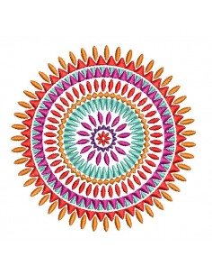 Motif de broderie machine mandala boho