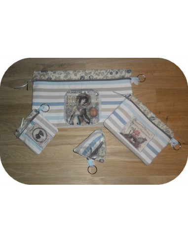 Motif de broderie machine ITH trousse