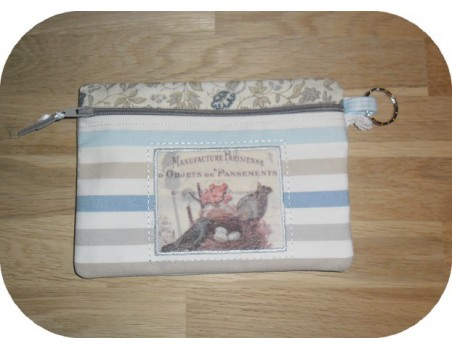 Motif de broderie machine ITH trousse