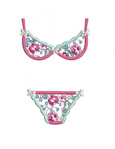 Instant download machine embroidery applique  underwear