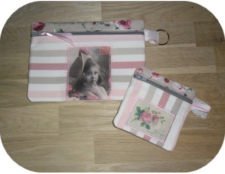 Motif de broderie machine ITH trousse