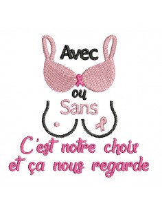 machine  embroidery design pink october