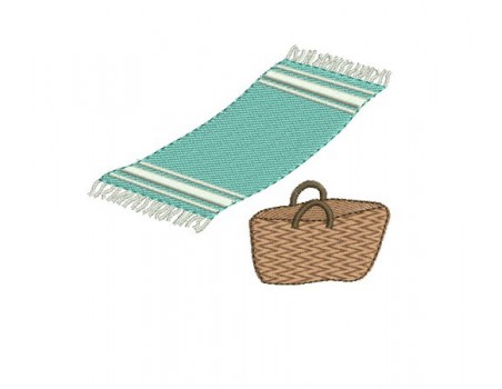 Motif de broderie machine fouta