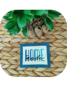 Motif de broderie machine Home made