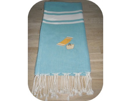 Motif de broderie machine fouta