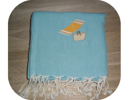 Motif de broderie machine fouta