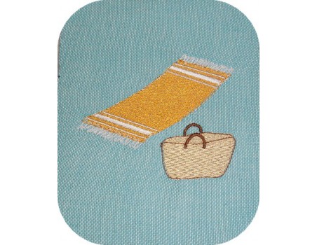 Motif de broderie machine fouta